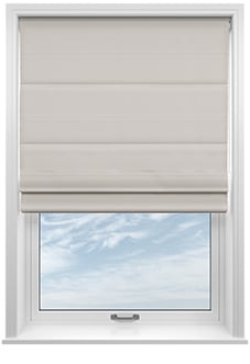 Oslo, Ivory - Twist&Fit Roman Blind
